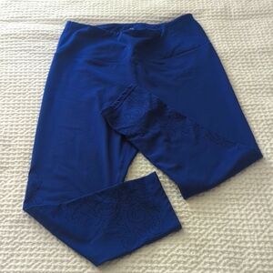 Gaiam Yoga Pants, Blue, Size L
